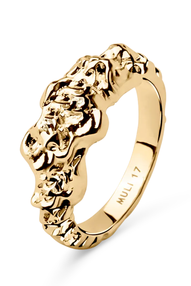 Structured Ring, Gold