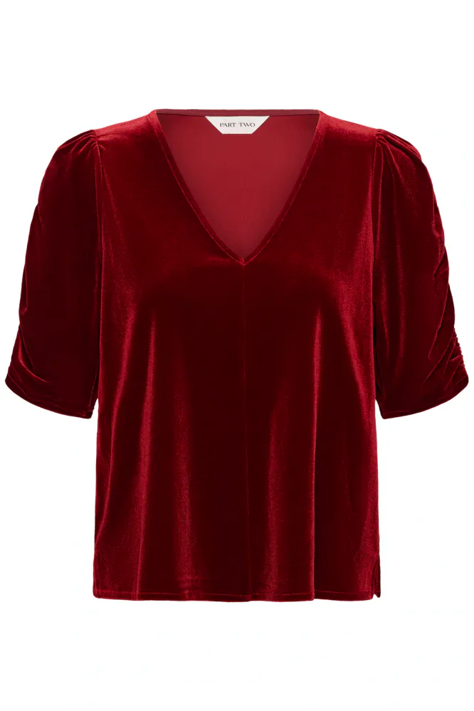 Valeriia Blouse, Biking Red