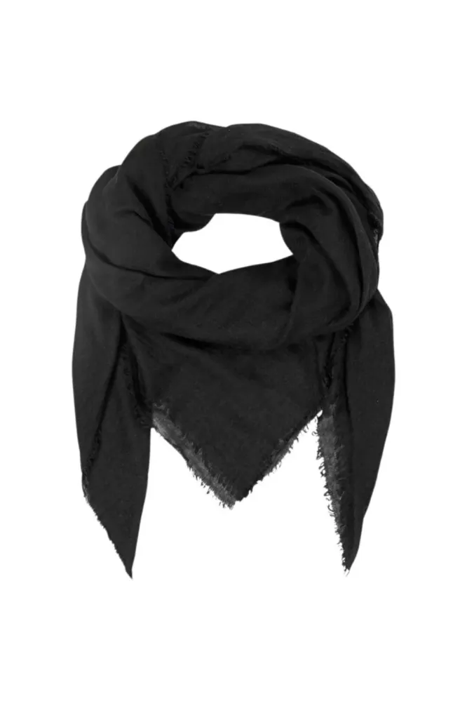 Mill Wool Scarf, Black