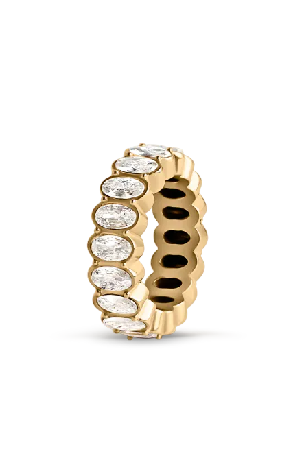 Hovedbilde Oval Cut Ring, Gold