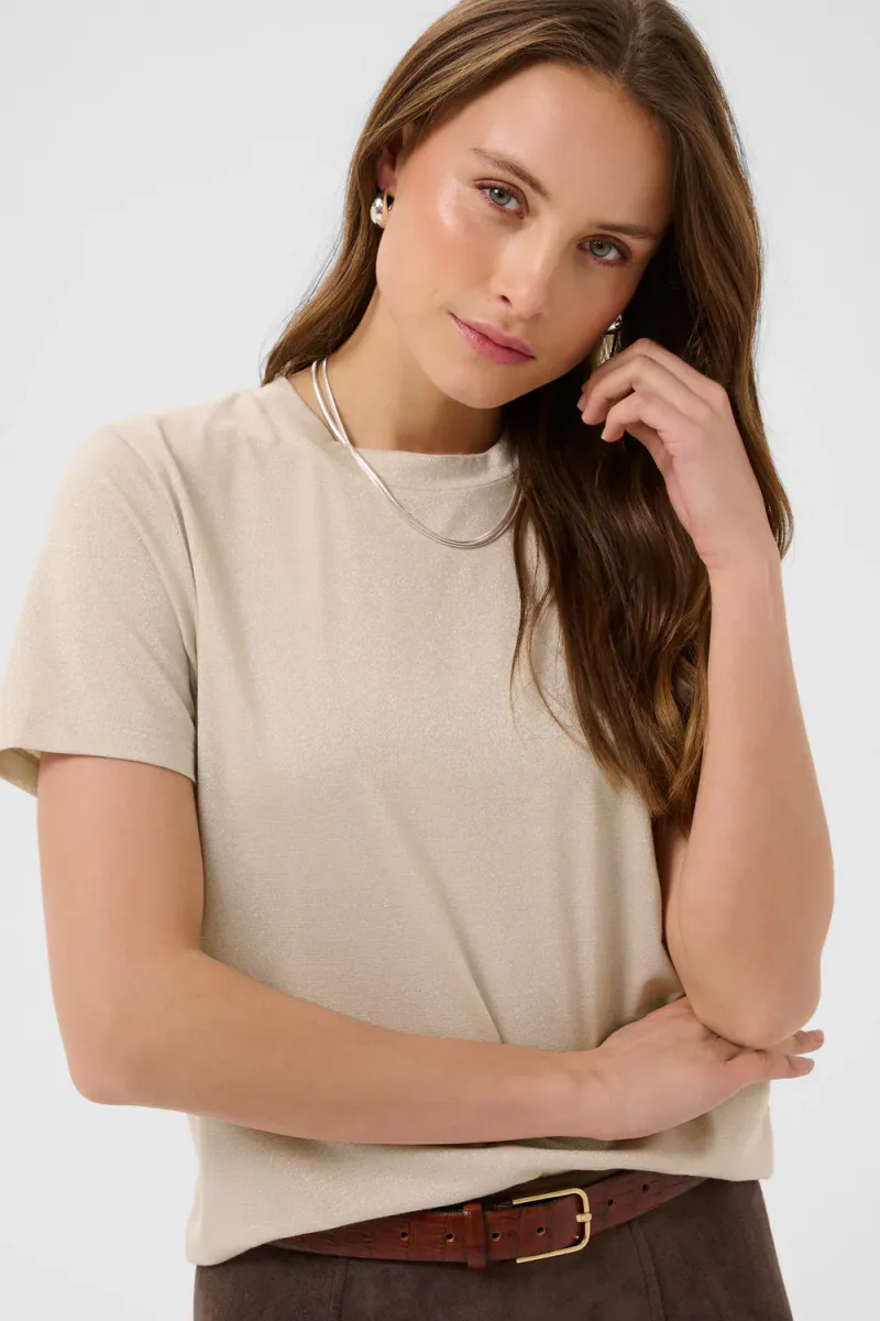 Haga Regular T-Shirt, Savannah Tan
