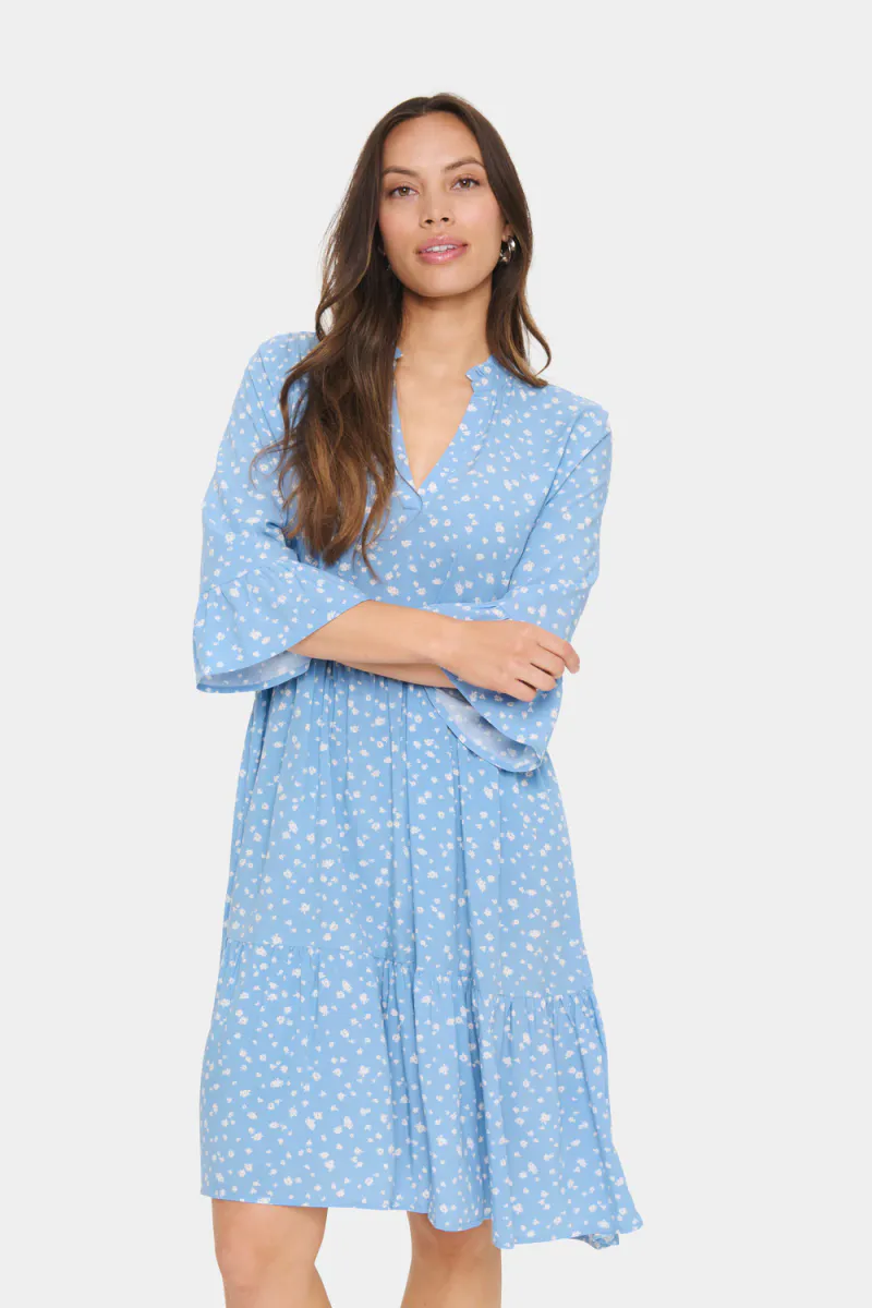 Eda Dress, Allure Ice Small Blooms