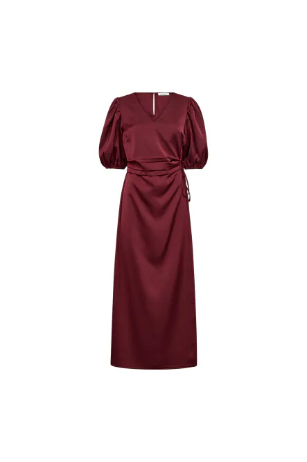Hovedbilde Safira Wrap Dress, Wine Red
