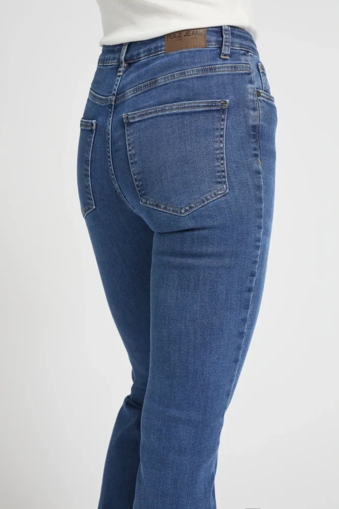 Becca UHW Bootcut Leg, Medium Blue Denim
