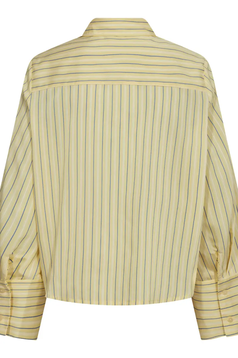 Blaine Bell Sleeve Shirt, Pale Yellow