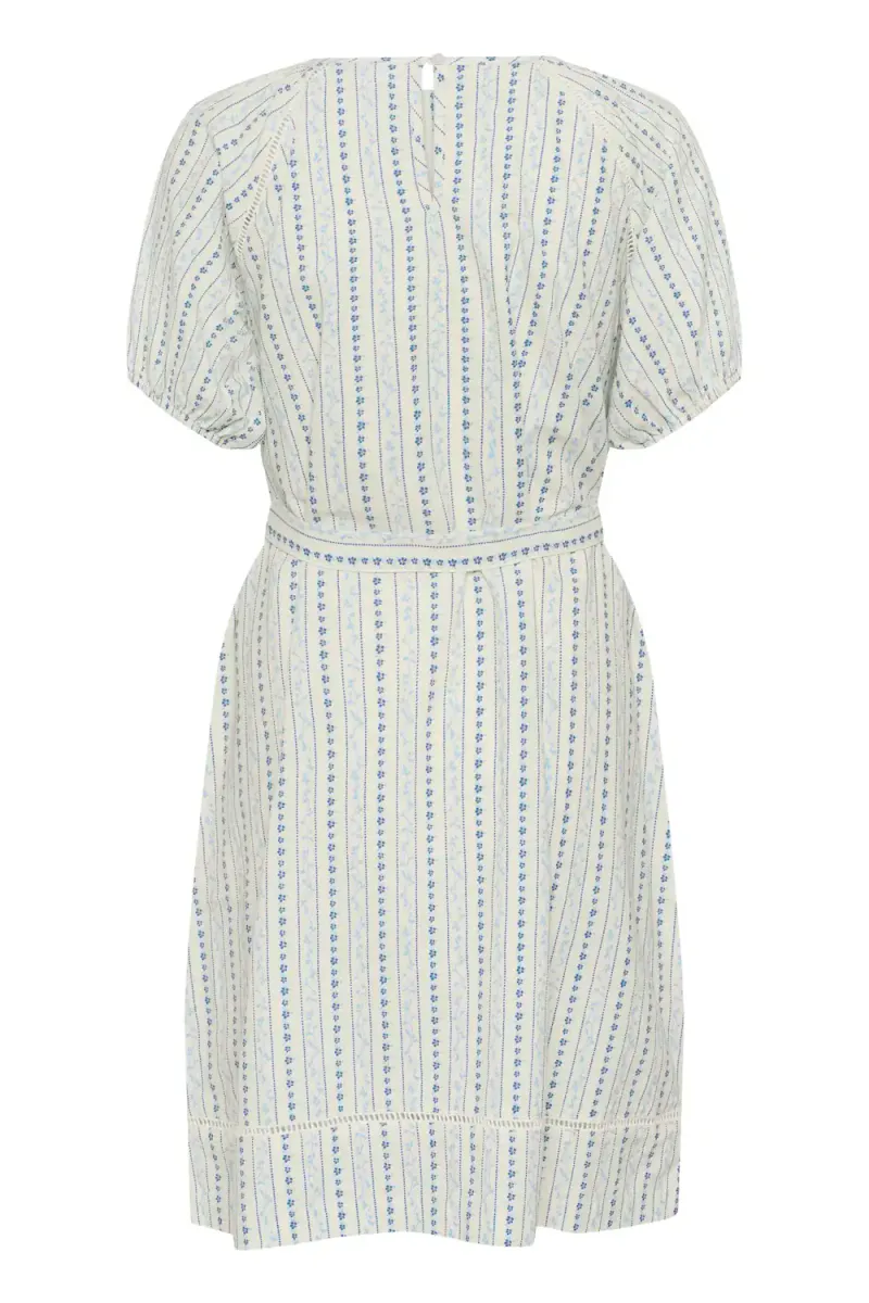 Raja Dress, Ice Vallarta Flower Stripes