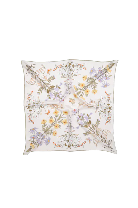 Hovedbilde Lykke Silkeskjerf 65 x 65 cm, Offwhite