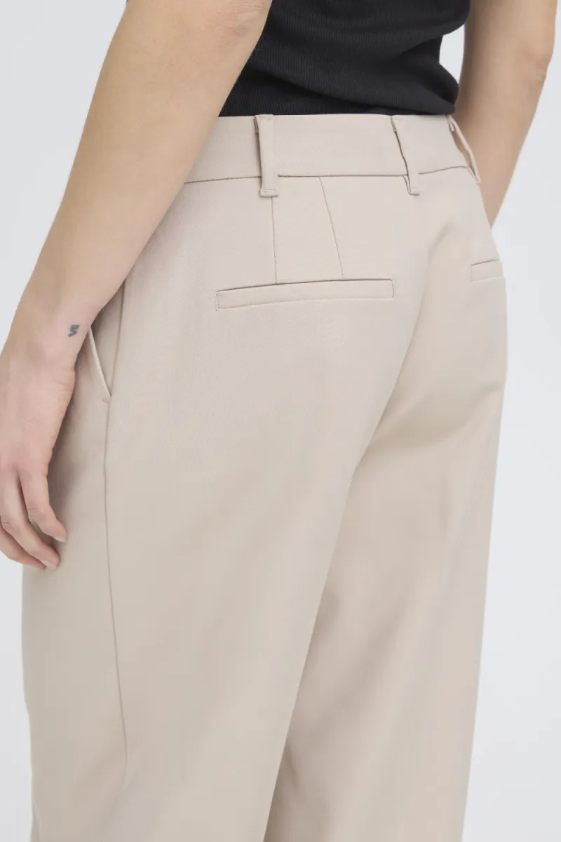 Bindy HW Pant Wide Leg, Pure Cashmere