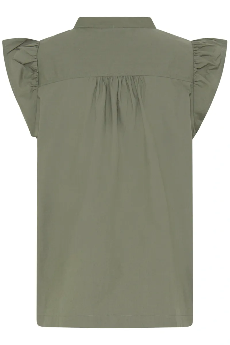 Cleo SS Blouse, Agave Green
