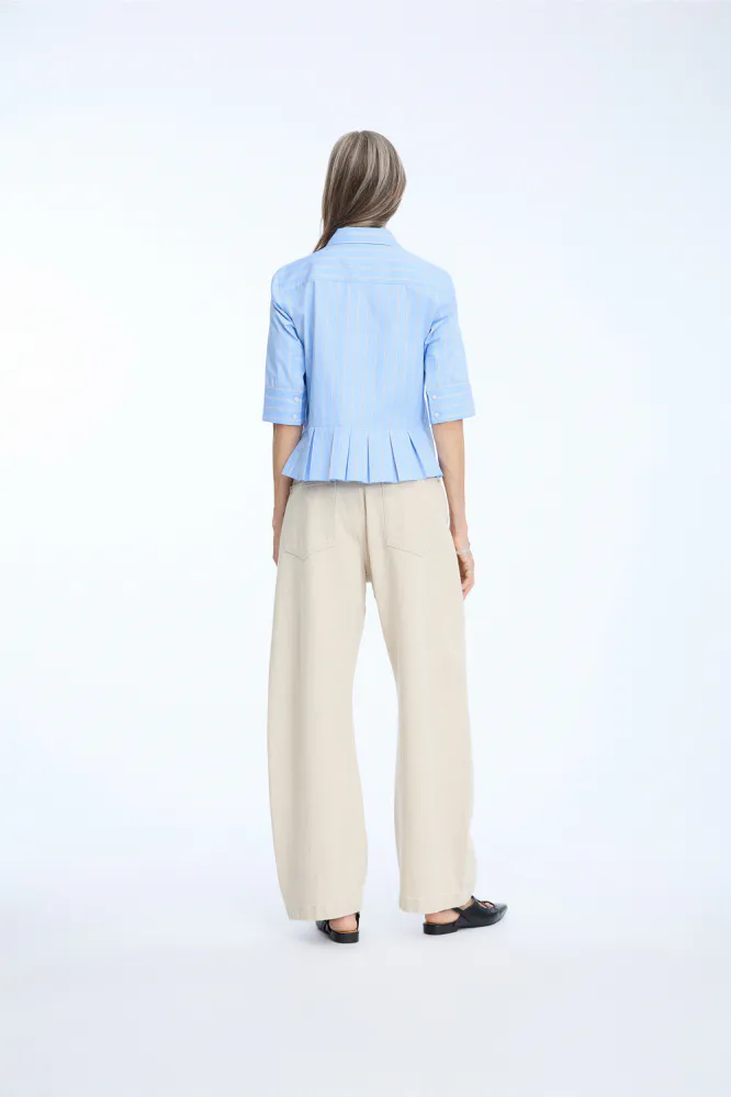 Nuria Shirt, Stripe Blue