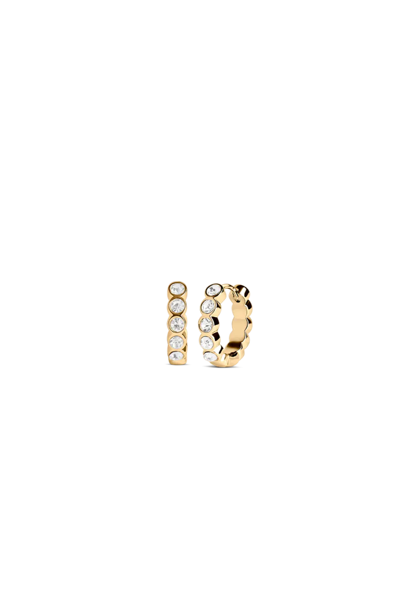 Lotus Hoops, Gold (15mm)