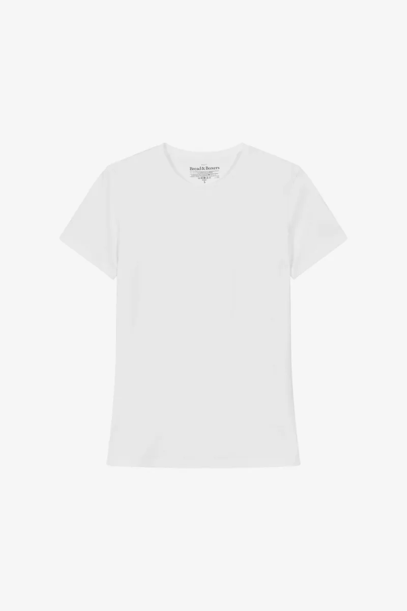 Crew-Neck Slim, White