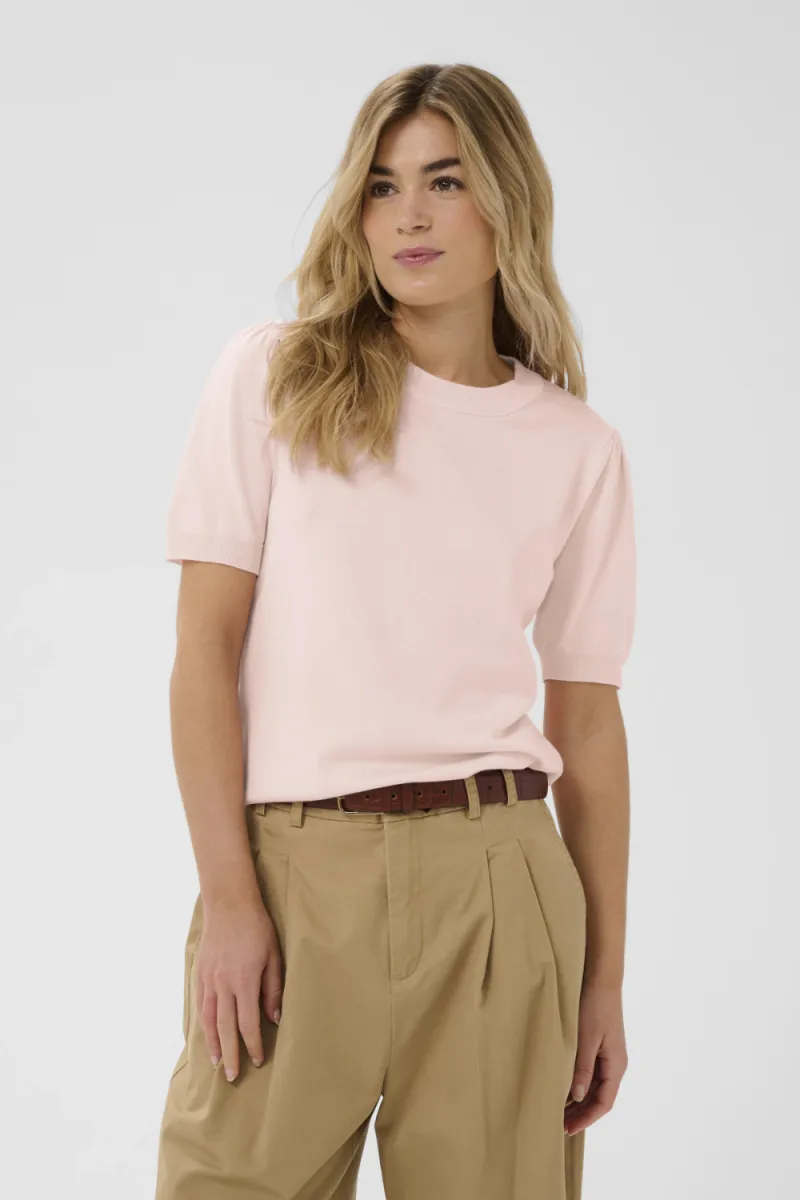 Mila SS Pullover, Chalk Pink