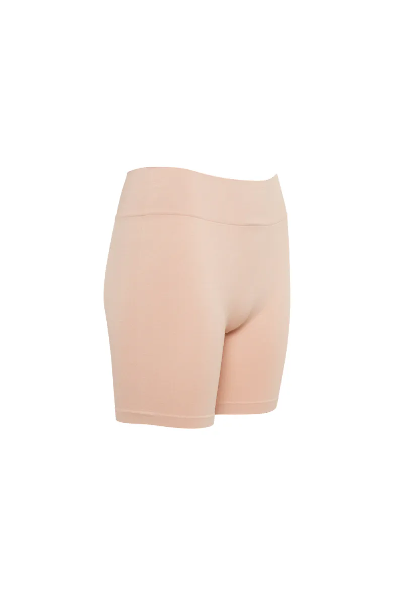 Ninna Microfiber Shorts, Nude