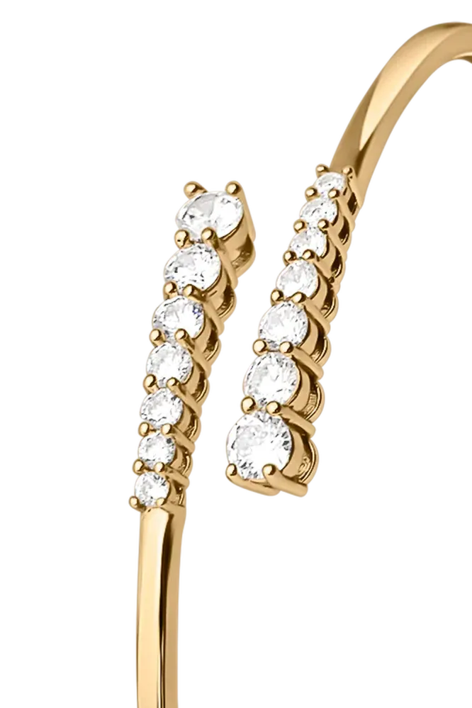 Aurora Bangle Bracelet, Gold