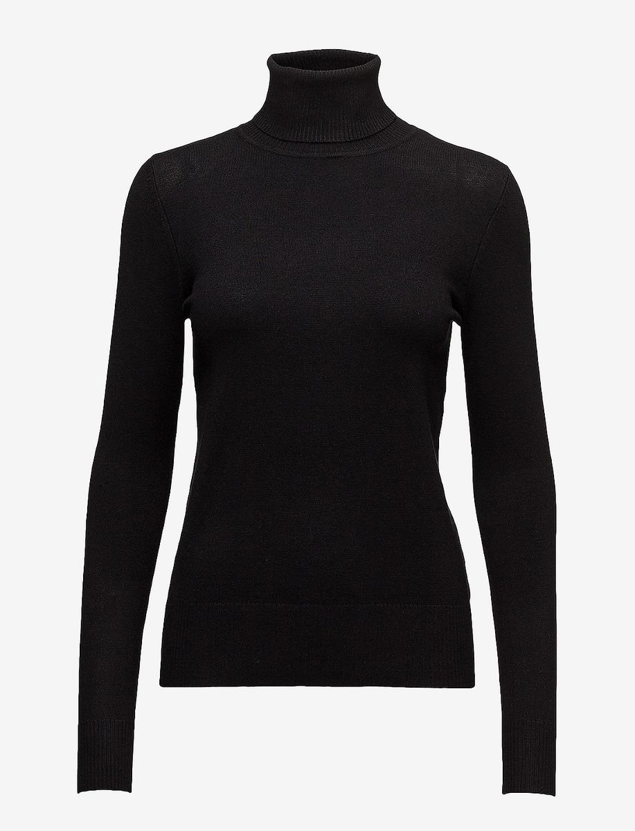 Mila Rollneck Pullover, Black
