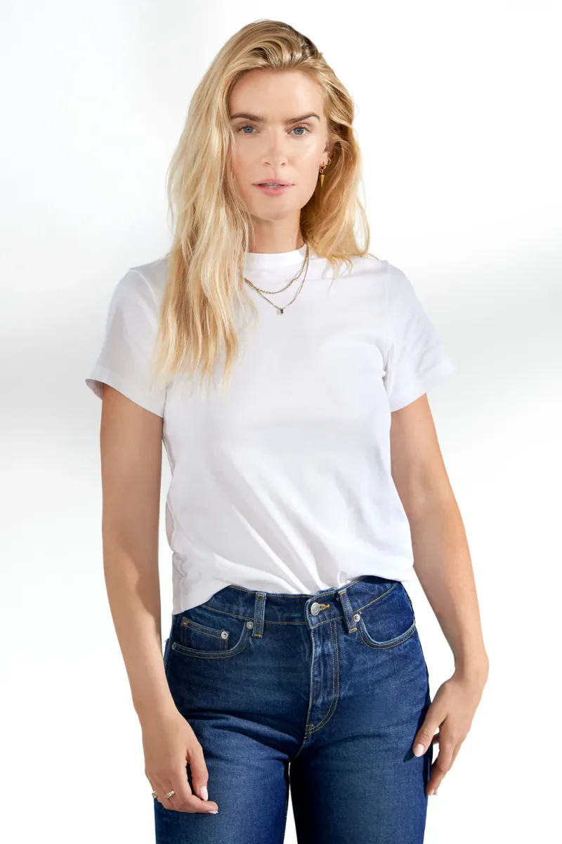 Crew-Neck Regular, White