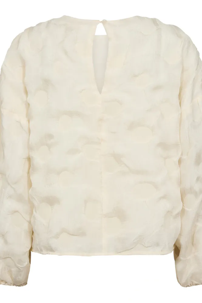 Feron Structure Blouse, Off-White