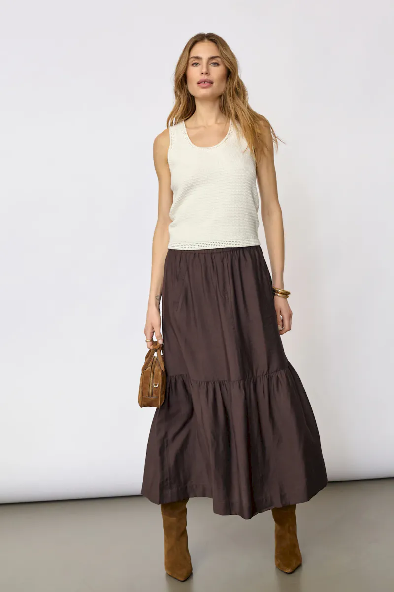 Lue Knit Top, Off white