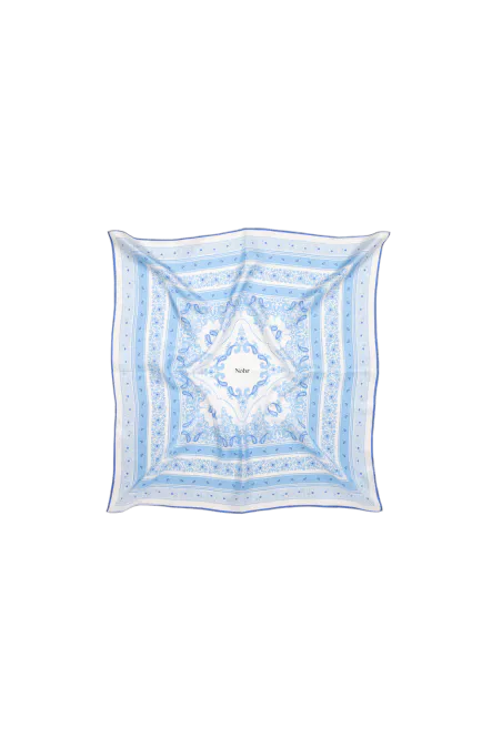 Hovedbilde Lou Silkeskjerf 55 x 55 cm, Lys blå