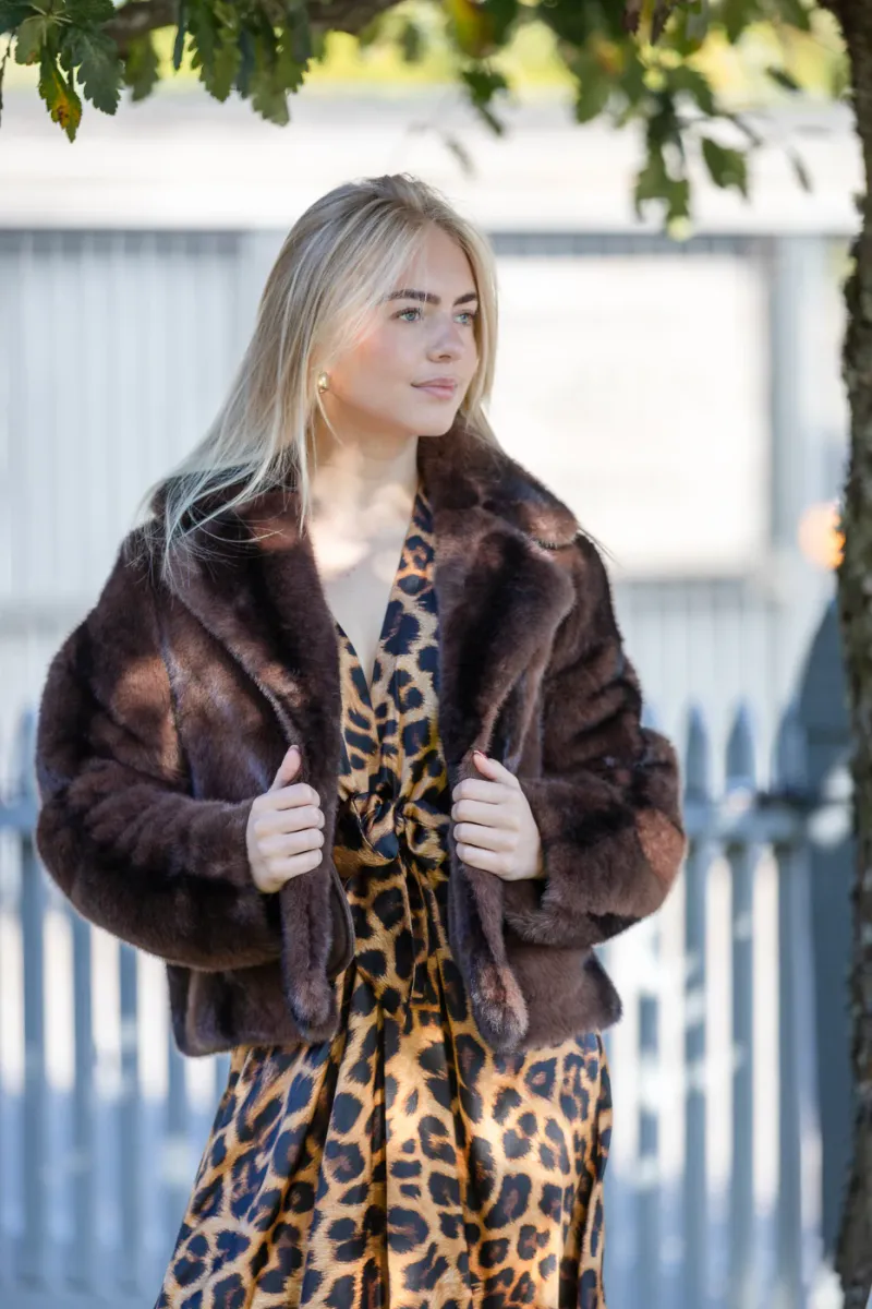 Adeline Dress, Leopard