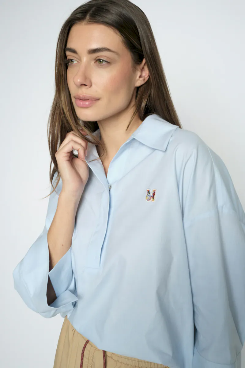 Britze Cam Cotton Blouse, Skyway