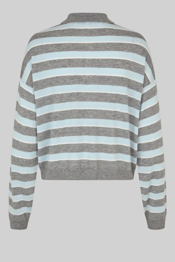 Miley Knit Collar, Light Blue