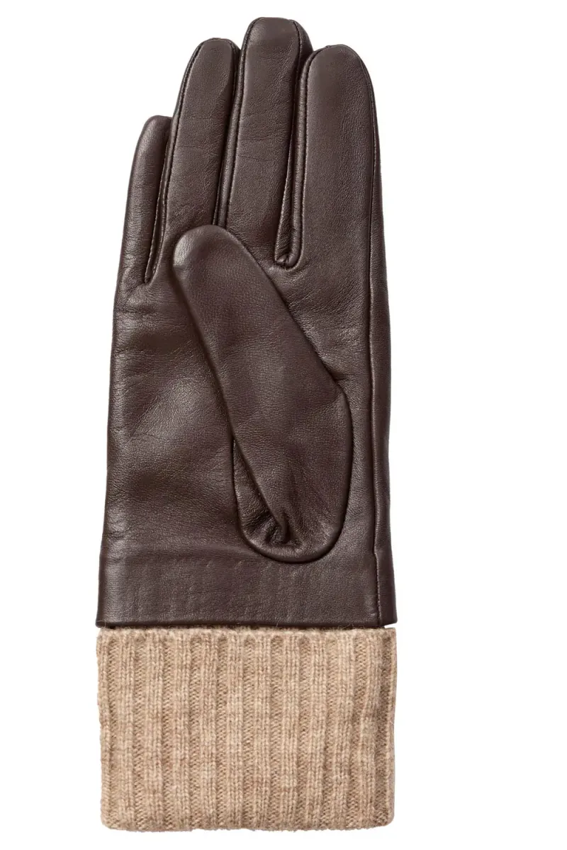 Edmund Leather Gloves, Brown