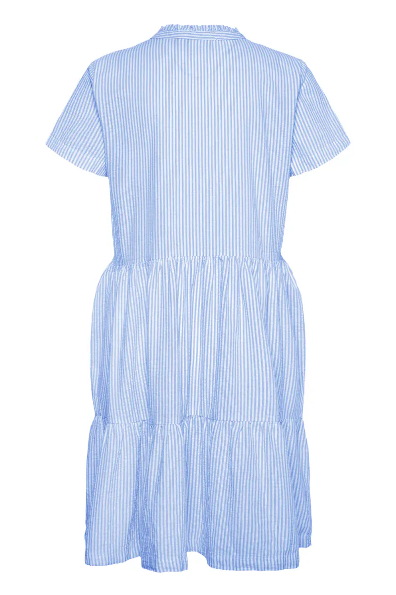 Elmiko SS Dress, Palace Blue Stripe