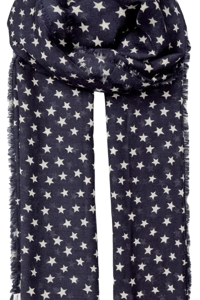 Another Nova Siw Scarf, Navy Blue