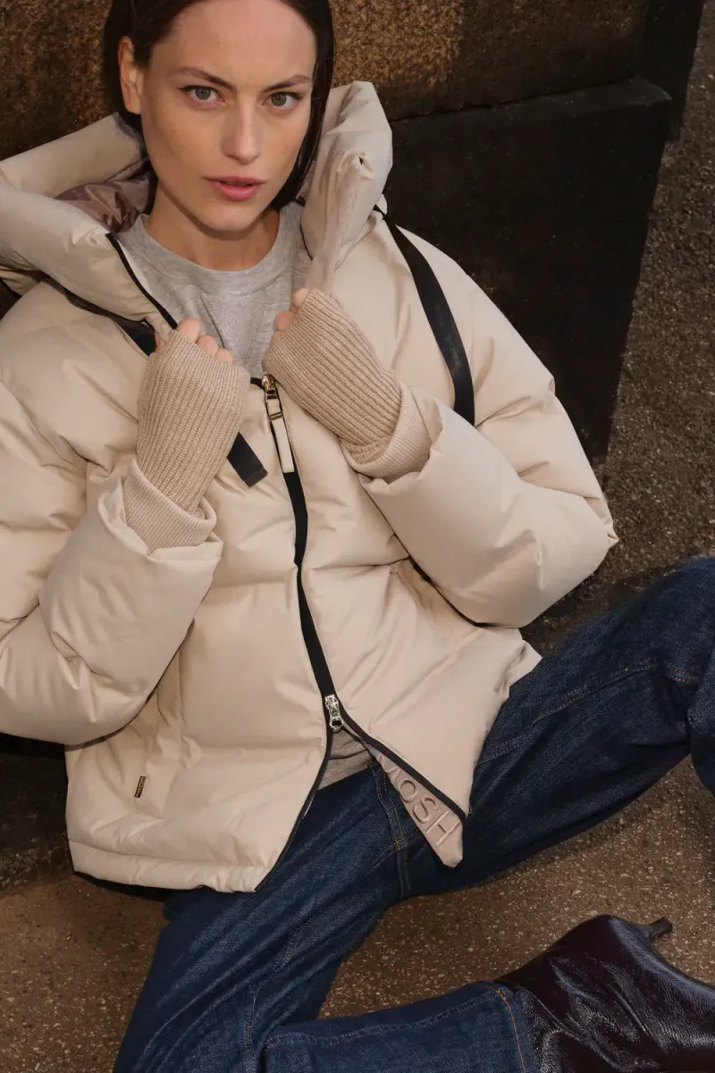 Jilly Hope Down Jacket, Feather Gray