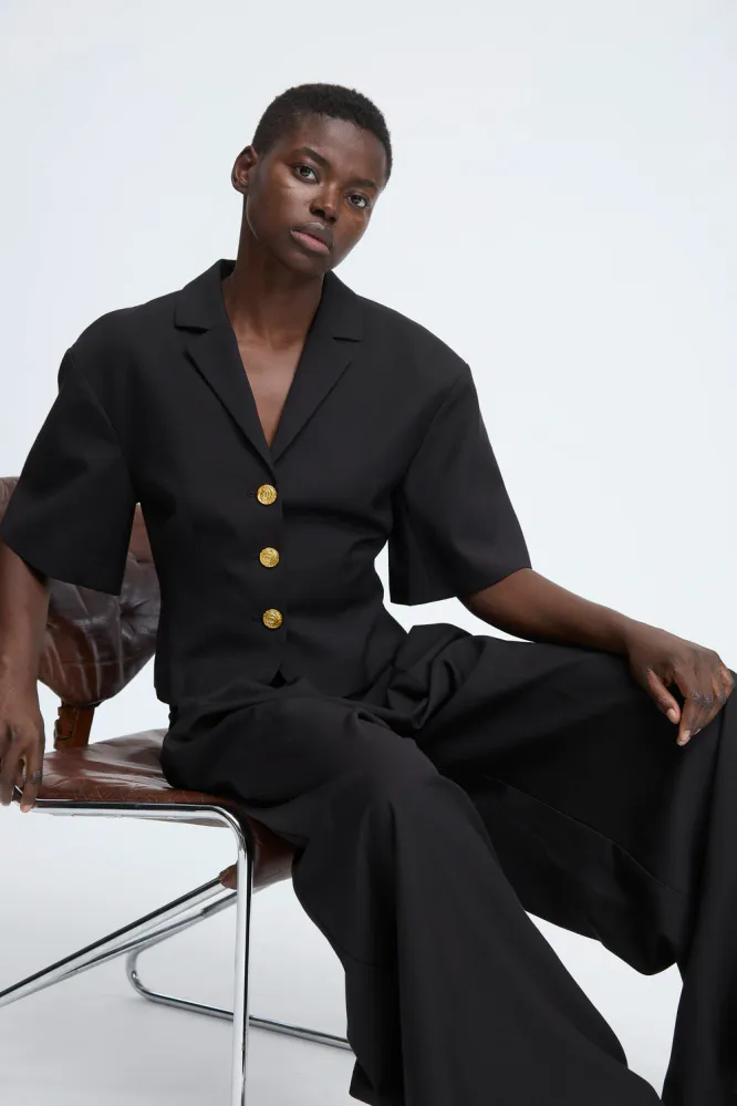 Coralie Top, Black