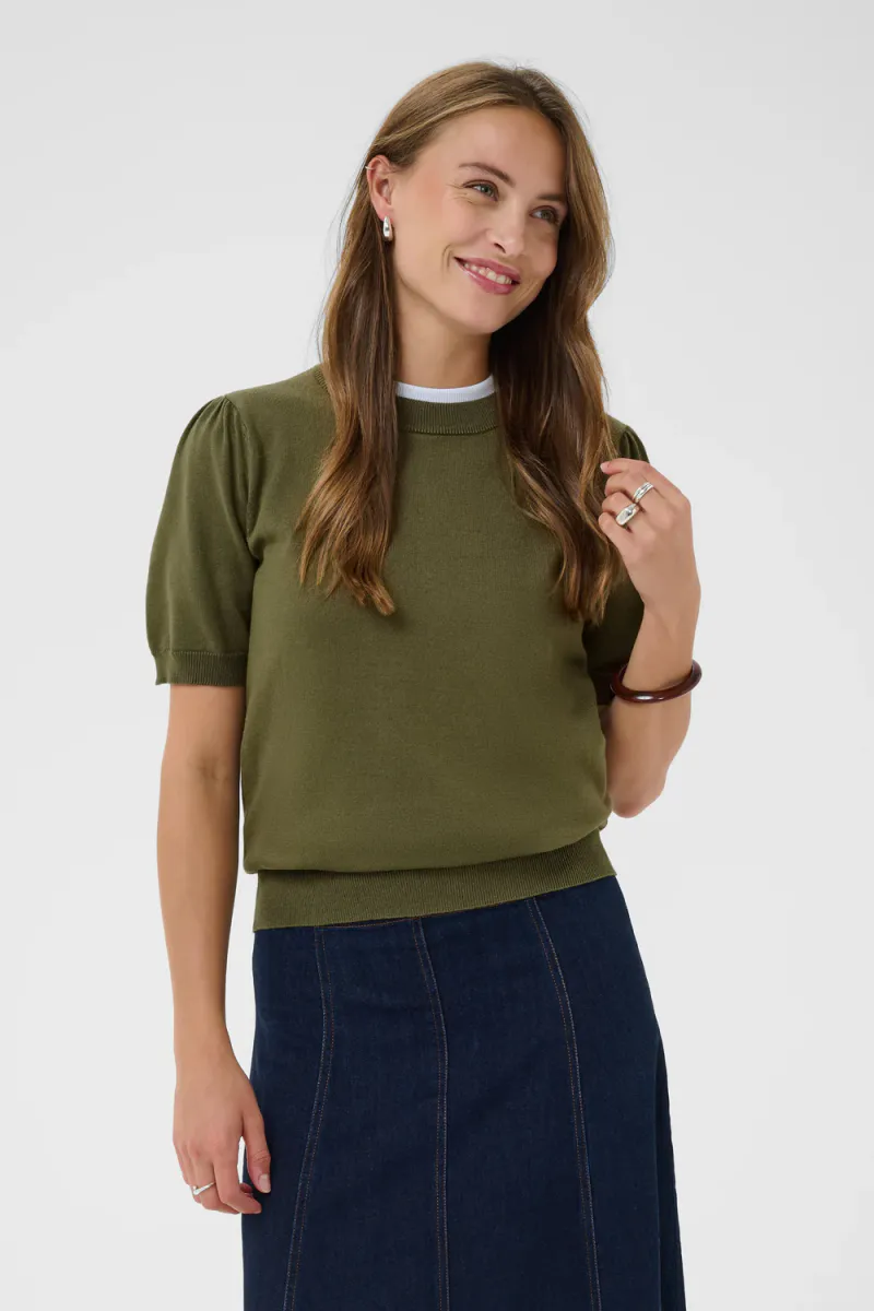 Mila SS Pullover, Four Leaf Clover Melange