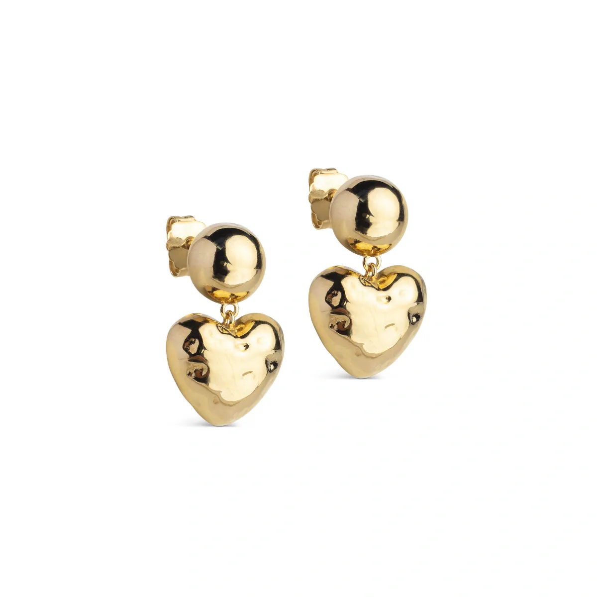 Poma Heart Earrings