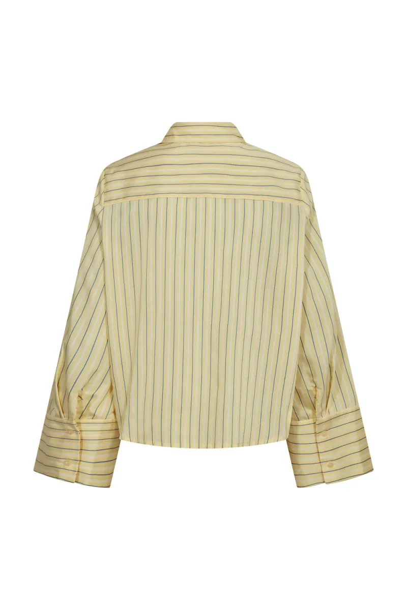 Blaine Bell Sleeve Shirt, Pale Yellow