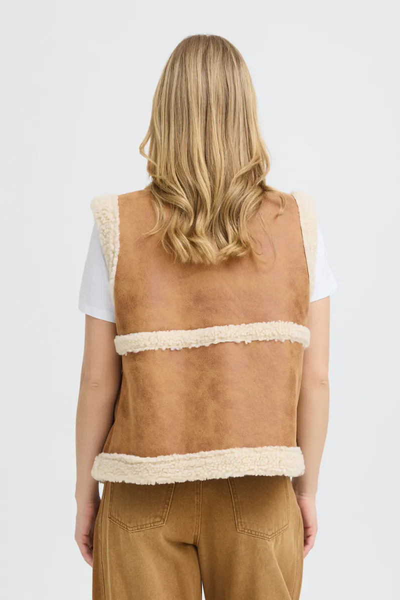 Danna Waistcoat, Tobacco Brown