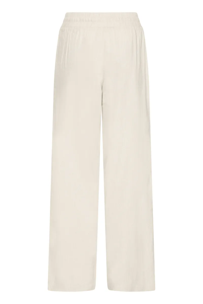 Luca Pant Full Length, Wide, Sandshell Melange