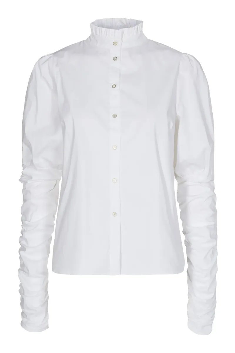 Sanna Puff Shirt, White