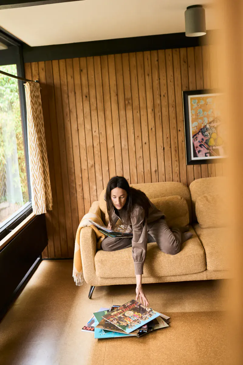 Sally Feminin LS Shirt, Walnut