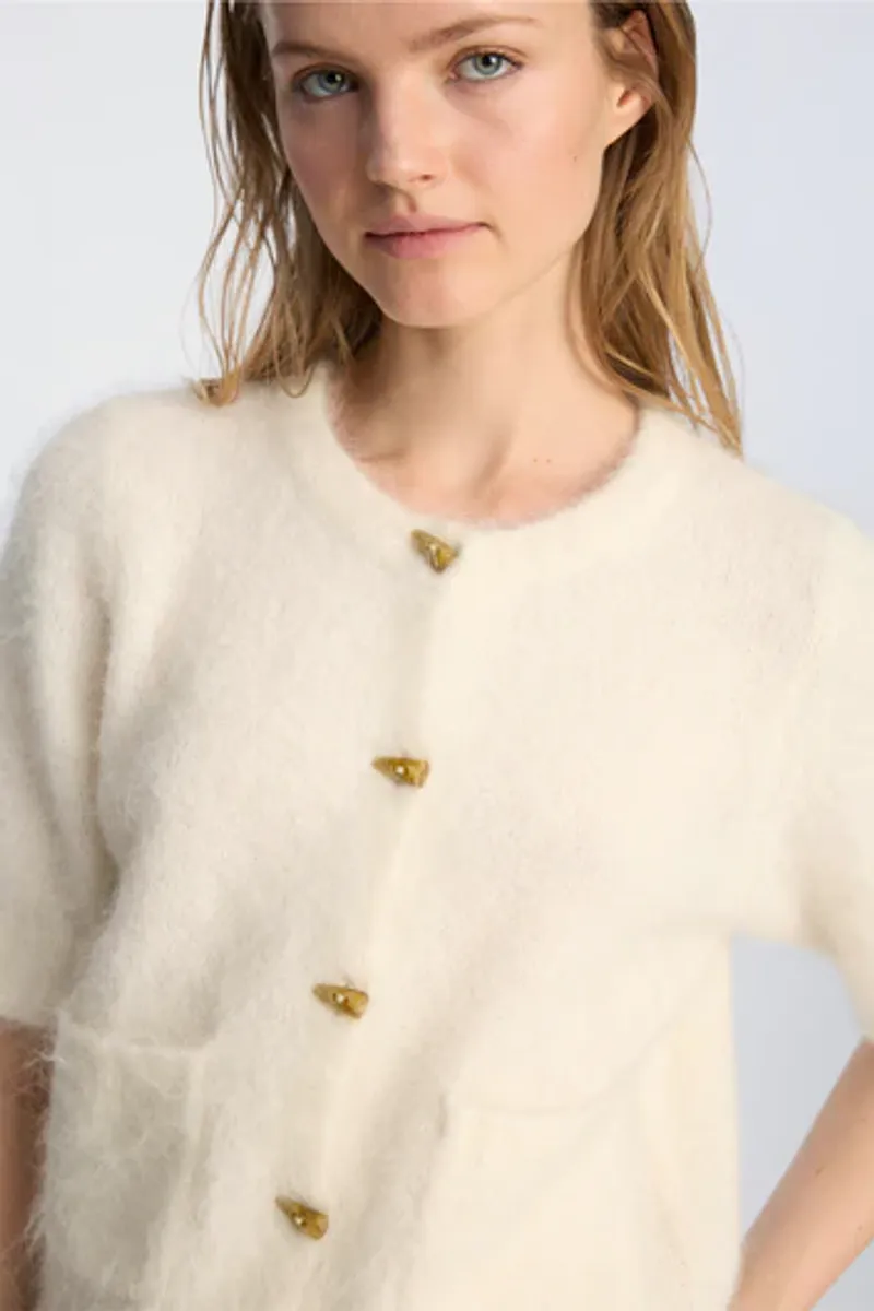 Locca Cardigan, Ivory