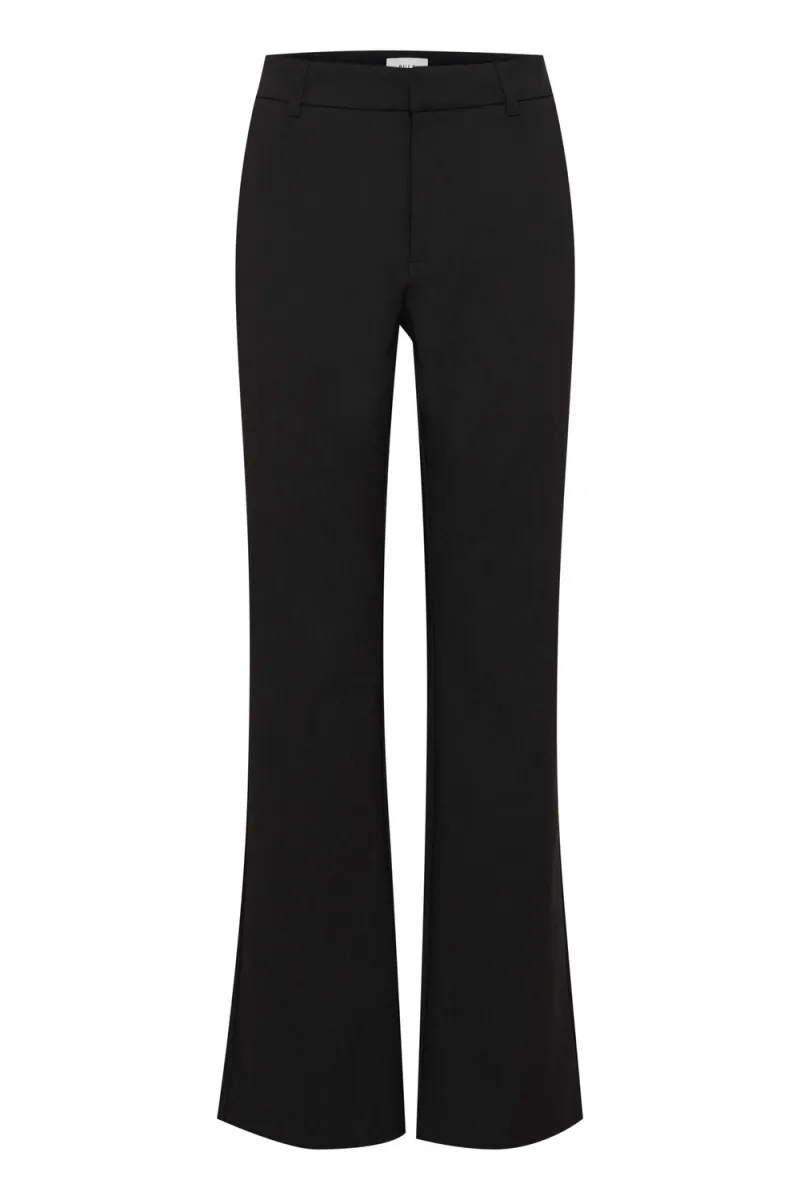 Bindy HW Pants Bootcut Leg, Black Beauty