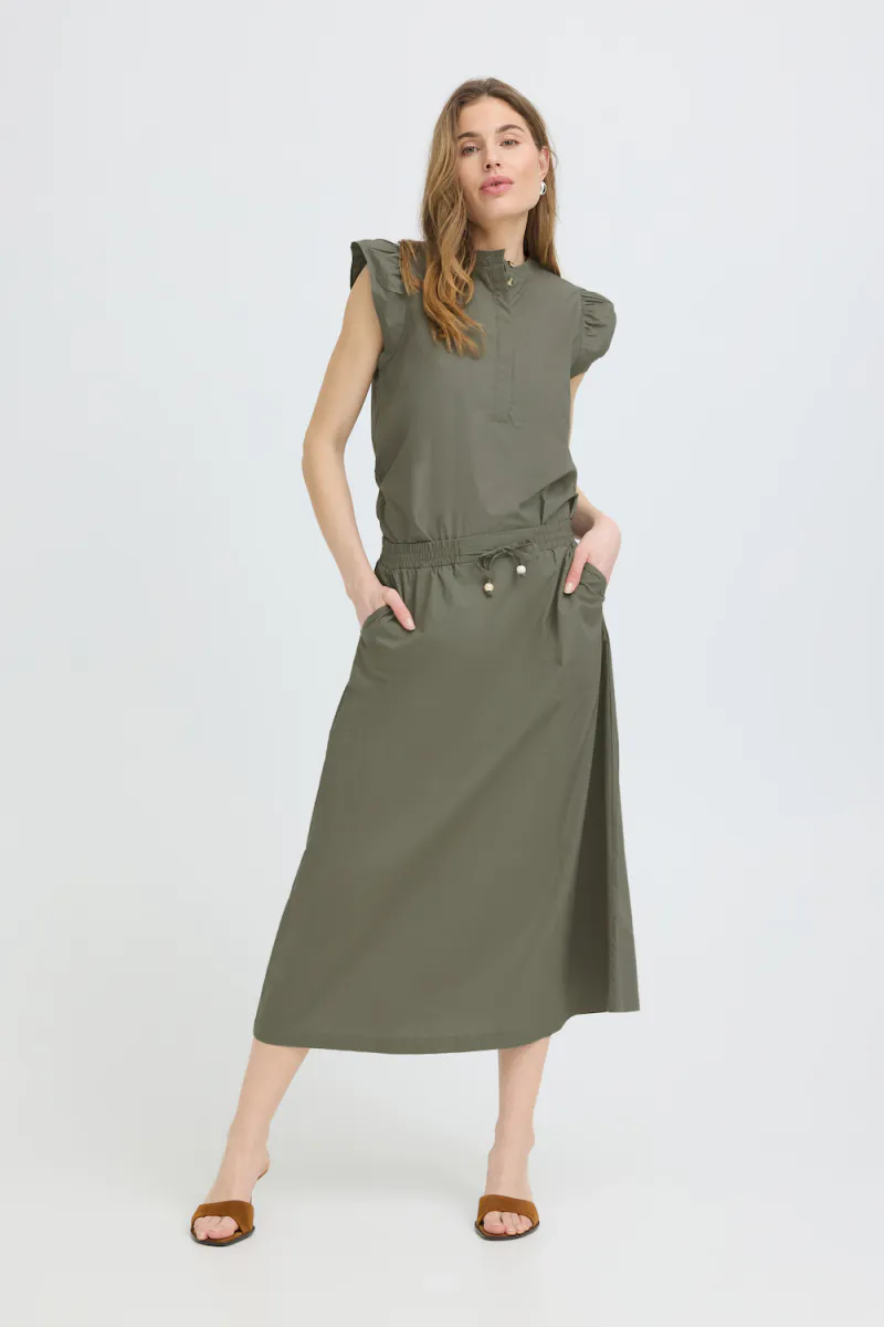 Cleo Skirt, Agave Green