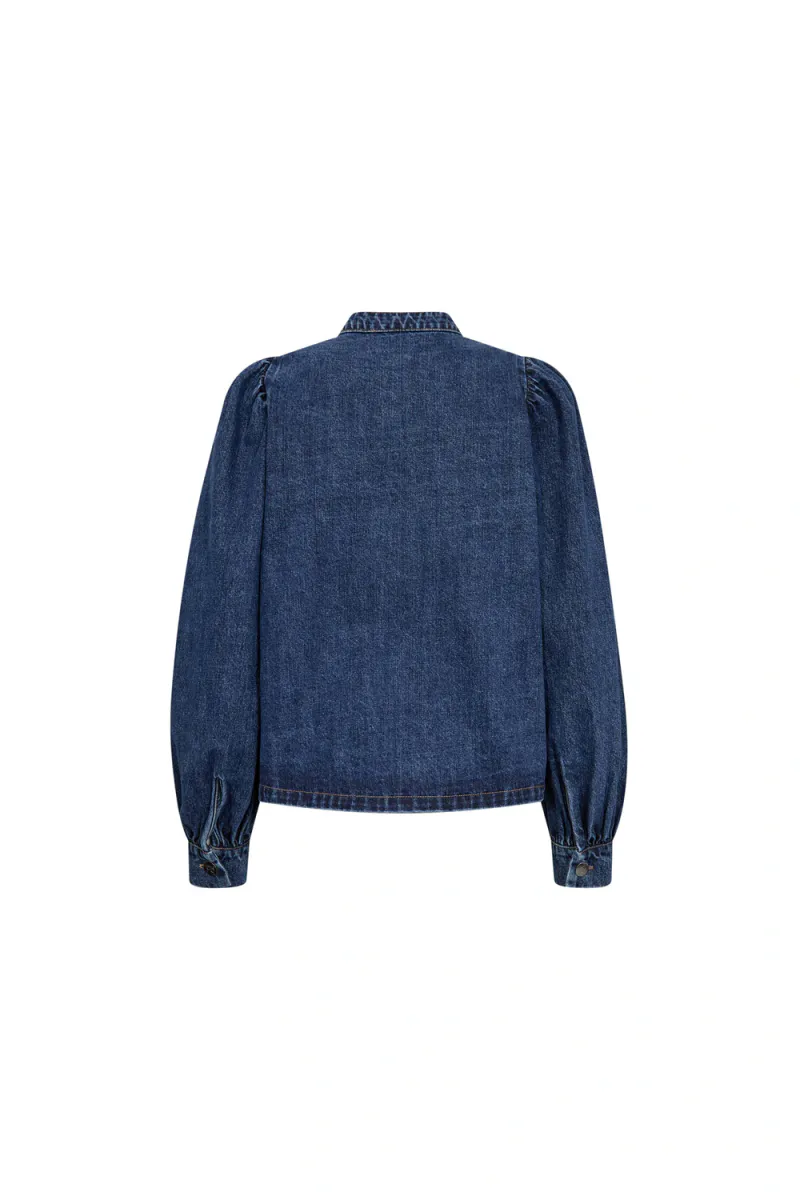 Denice LS Denim Shirt, Used Denim