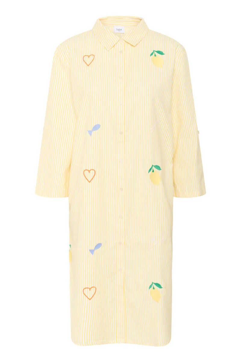 Zytta Dress, Lemon Ice Stripe