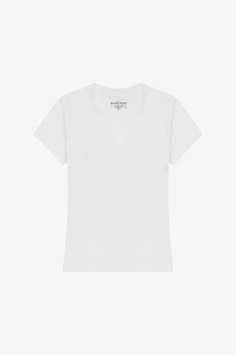 V-Neck Regular, White