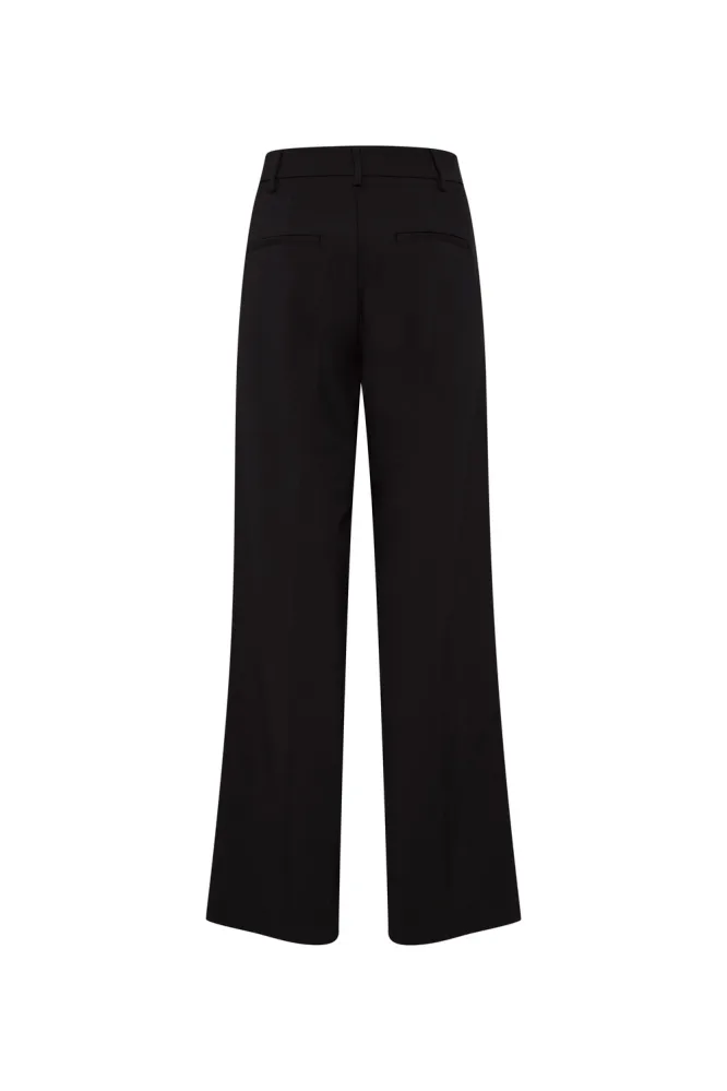 Bindy HW Pant Wide Leg, Black Beauty