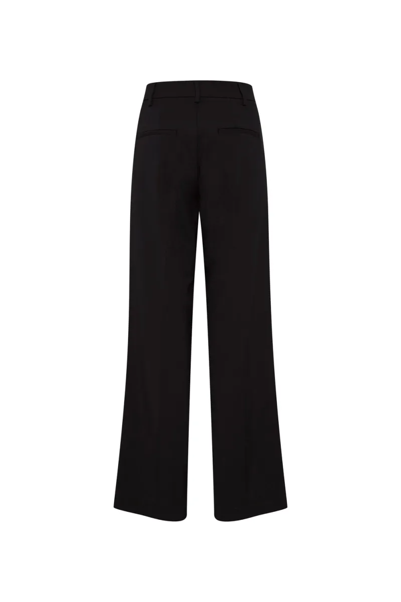 Bindy HW Pant Wide Leg, Black Beauty