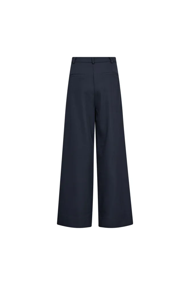 Luna Pleat Pant, Navy