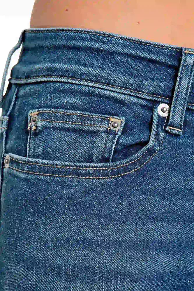 Joella Pants Flare Regular Waist Fit, Medium Blue