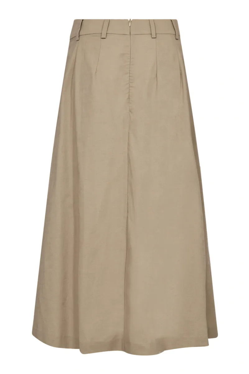 Leila Anya Pleat Skirt, Bisquit